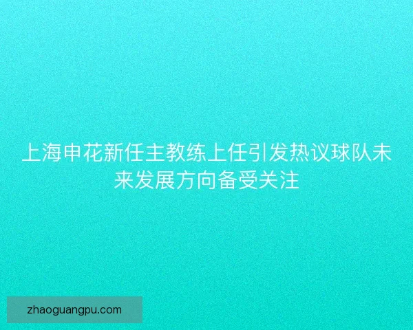 上海申花新任主教练上任引发热议球队未来发展方向备受关注